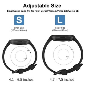 Bracelet de montre de sport de haute qualité avec boucle Leber Uhren Band Versa 3 pour <span class=keywords><strong>Fitbit</strong></span> - Product Image 5