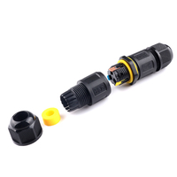 Boîtier de jonction étanche IP68 à connexion rapide 3 broches M684, installation sans outil pour câblage de driver LED et distribution d'alimentation