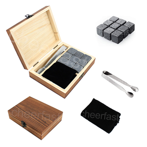 Blocs de glace réutilisables en <span class=keywords><strong>granit</strong></span>, 10 pièces, cadeau de 9 pierres à <span class=keywords><strong>whisky</strong></span>, accessoire de cuisine - Product Image 5