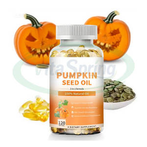 Ausreson Halal orgánico vitamina E aceite de semilla de calabaza Softgel 1000mg suplemento para el crecimiento del cabello aceite de semilla de calabaza Softgel - Product Image 1