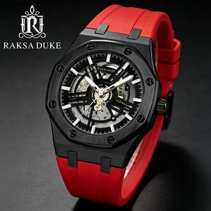 Orologio Automatico Scheletrato Personalizzato con Logo per <span class=keywords><strong>Uomo</strong></span> OEM/ODM Impermeabile Ottagonale Meccanico Sportivo Fornitura Diretta dalla Fabbrica - Product Image 2