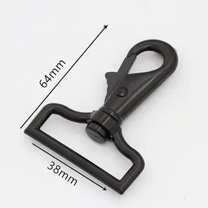 Hoch leistungs verschluss für Mantel Mini drehbarer Karabiner haken Clip Mehrfach verschluss Haken Zink legierung Karabiner haken für Handtaschen