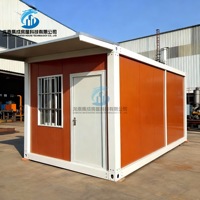 Casa Contenedor Desmontable LongTai de 20 pies, Directo de Fábrica, Panel Sándwich Transpirable, Construcción de Acero para Múltiples Usos