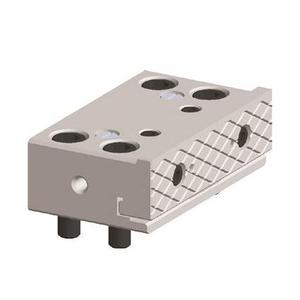Soporte de mandíbula descendente para tornillo de banco modular con múltiples orificios y superficie antideslizante - Product Image 1