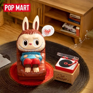 Figura de Jazz Labubu de POPMART the MONSTERSES 100% Nueva y Original, Ideal para Decoración de Escritorio y Colección, Figura de <span class=keywords><strong>Anime</strong></span> - Product Image 5