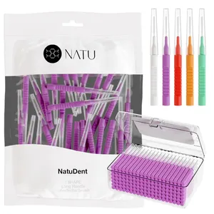 Natu Custom Packaging/Phd Eco Friendly Interdental Brush Oral B New Arrival I Shape Orthodontic Interdental Brush