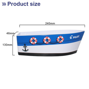 Caja de Almacenamiento de Hojalata con Temática Marina Azul y Blanca, con Tapa de Rosca y Diseño Serigrafiado, para Dulces, Bocadillos y Artículos Pequeños - Product Image 6