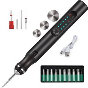 <span class=keywords><strong>Penna</strong></span> <span class=keywords><strong>per</strong></span> Incisione Portatile Ricaricabile Senza Fili <span class=keywords><strong>per</strong></span> Metallo, Vetro, Legno, Intaglio, Foratura e Lettering - Product Image 1