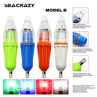 Lampe LED Super Lumineuse pour Pêche Nuit, Étanche, pour Appât de Calamar, Pêche en Mer Profonde, Lampe Clignotante pour Bateau, Pêche en Mer Nocturne