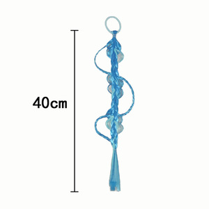 Kids Colorful Lantern Bubble <b>Braid</b> Wig Hair Tie Gradient Fake <b>Braid</b> Girls Stage Party Dress Up Hair <b>Accessories</b> - Product Image 2