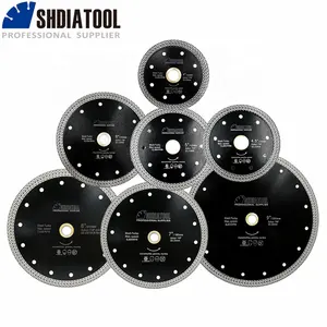 SHDIATOOL 4.5 "ร้อนกดเผาตาข่ายเทอร์โบเพชรใบมีดแห้งหรือเปียกเพชรตัดแผ่นดิสก์สำหรับวัสดุแข็ง