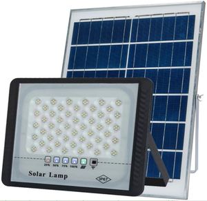 100W/200W/300W Solar Flood <b>Light</b> Waterproof LED Lighting Aluminum Body IP67 Rating for Garden Use - Product Image 1
