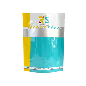 ถุงซิปล็อคแบบตั้งได้ ผลิตจากอลูมิเนียมฟอยล์และพลาสติก สำหรับบรรจุภัณฑ์เมล็ดพันธุ์ทางการเกษตร เพื่อการจัดเก็บเมล็ดพืช - Product Image 1