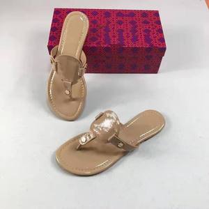 Sandalias Planas Cómodas para Mujer, Nuevas, Coloridas, de Verano, con Parte Superior de Cuero, Plantilla Ligera, Antideslizantes, <span class=keywords><strong>Chanclas</strong></span> Casuales - Product Image 6