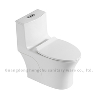 Style européen Prix de gros de haute qualité Salle de bain Blanc Wc Céramique Ensemble de toilette monobloc ensemble de cuvette de toilette