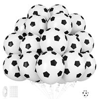 Ballons en latex imprimés football, ballons à motif de ballon de football pour garçons, décoration de fête d'anniversaire sur le thème du sport, guirlande d'arche, fournitures de décoration