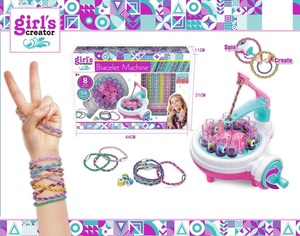 Máquina de tejer manual de plástico para pulseras DIY para niñas, juguete de tejer con cuentas para el hogar, para niños, 5+ <span class=keywords><strong>TAGO</strong></span> - Product Image 6