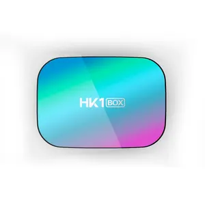 HK1 박스 스마트 TV 셋톱 박스 안드로이드 9 듀얼 밴드 와이파이 HD 익스트림 컬러 S905X3 TV 셋톱 박스