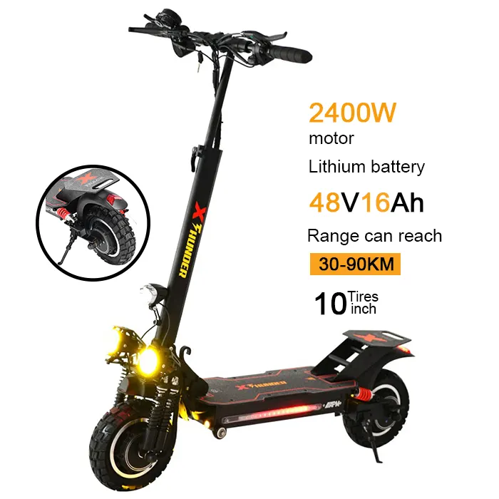 EU Warehouse dropshipping 30-90km/h high speed electric scooter 10inch offroad powerful electric scooter