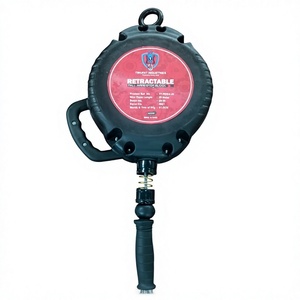 อุปกรณ์ป้องกันการตกแบบดึงกลับอัตโนมัติ ยี่ห้อ Tirupat Industry รุ่น Industrial Safety พร้อมหัวเข็มขัดแบบเชื่อมต่อเร็ว รับน้ำหนักได้ 500 กก. แรงดึงขาด 140 กก. - Product Image 4