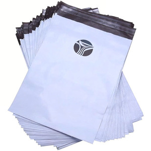 Enveloppe d'expédition biodégradable <span class=keywords><strong>BAPE</strong></span> Silver White Poly pour chaussures et vêtements, résistante à la poussière, à l'humidité, imperméable et auto-adhésive - Product Image 3