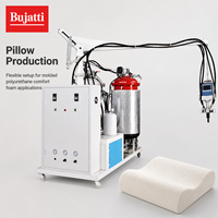 Machine à mousser PU basse pression Bujatti pour le moulage de précision des oreillers en mousse à mémoire de forme