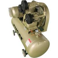 FUCAI marché européen CE approuvé 7.5hp 5.5kw 0.67m3/min 8bar 160L réservoir d'air compresseur d'air à piston de haute qualité