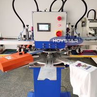 Rotatif 3 Couleurs T-Shirt Machine D'impression D'écran avec Séchoir