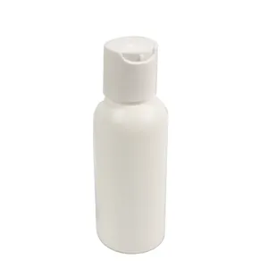 Индивидуальная цветная круглая пластиковая бутылка HDPE 60 мл бутылка для лосьона с дисковой крышкой для бутылки крема для рук