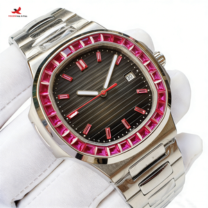 Reloj de Pulsera de Primera Calidad con Descuento por Compra Mixta, Color Platino, Esfera Ondulada, Perfil Ultrafino, Perfecto para Eventos Ejecutivos y de Negocios - Product Image 2