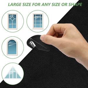 Portable temporaire coupé à la taille stores noirs 200x150cm 100% store occultant bâton sur stores occultants rideaux pour fenêtres - Product Image 6