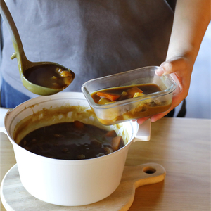 Juego de 2 Recipientes de Vidrio Resistentes al Calor de Alta Calidad y Durabilidad para Almacenamiento de Alimentos Atomico - Product Image 3