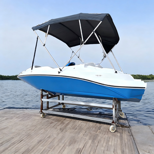 FLIT 15ft 4.6m Mini Imbarcazione da Pesca Sportiva in Vetroresina con Motore Entrobordo ed Fuoribordo 40-90HP 30-35 Nodi Yacht - Product Image 1