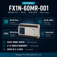 Contrôleur programmable MELSEC d'origine Mitsubishi FX1N-60MR-001 PLC 60 IO avec sortie relais, fabriqué au Japon, expédition sous 3 jours