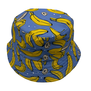 Chapeau Bob Unisexe en POLY avec Imprimé <span class=keywords><strong>Banane</strong></span> – Utilisation Quatre Saisons, Casquette Polyvalente pour Activités de Plein Air - Product Image 2