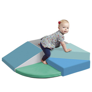 Tapis de jeu d'escalade pour enfants, forme géométrique, mousse souple, aire de jeux intérieure, jouet pour enfants, coin d'exercice, blocs de construction DIY - Product Image 2