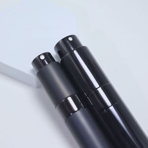 Atomizador de Perfume Portátil Recargable de Aluminio Negro Mate de Alta Calidad, 5ml, 8ml, 10ml, con Sistema de Giro - Product Image 2