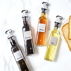 Popolare cucina strumenti di spezie in vetro olio d'oliva Dispenser condimento pentola aceto con pepe Shaker imballato in scatola - Product Image 2