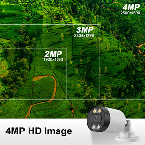 מפעל מחיר 4MP XMEYE מתכת דיור IP66 עמיד למים 4pcs הכפול אור אבטחת מעקב מצלמות IP מצלמה חיצוני טלוויזיה במעגל סגור - Product Image 6