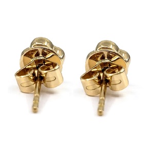 China Factory Jewellery Manufacturers Shinning Solid Gold 18k Yellow Gold High Quality Brilliant Cut Diamond Cluster Trendy Stud - Product Image 3
