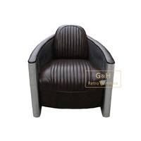 Canapé Chesterfield en cuir véritable, design industriel, ensemble de canapés pour salon, pour appartement et villa