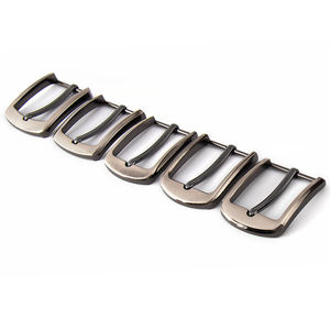 Hebilla de aleación hecha en fábrica con cinturón de cuero Pu hebilla asequible de alta calidad - Product Image 1