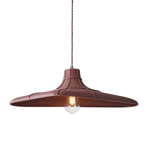 โคมไฟยูเอฟโอสไตล์วาบิซาบิแบบญี่ปุ่น ดีไซน์สร้างสรรค์ไม่ซ้ำใคร เหมาะสำหรับโต๊ะอาหาร บาร์ เคาน์เตอร์ โชว์รูม โคมไฟระย้าดีไซน์แปลกตา - Product Image 6