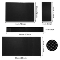 Tapis de bar antidérapant en PVC multi-tailles avec logo personnalisé, pour vin, bière, et service de barman, tapis de comptoir anti-déversement