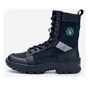 Bottes de sécurité DFS1210 camouflage forêt avec bandes réfléchissantes pour agents de sécurité - Product Image 1