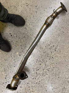 Tubo flexible de escape de ajuste directo de escape superior compatible con silenciador Mitsubishi Outlander 3.0L AWD 2007-2008-2009-2010 - Product Image 6