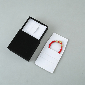 Custom Logo Printed Jewelry Drawer <b>Box</b> with Microfiber Pouch Set for Jewelry <b>Gift</b> Packaging - Product Image 6
