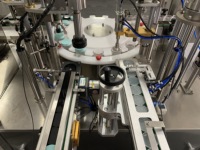 HoneMix Machine automatique de remplissage et de capsulage de crème à plateau tournant Machine de remplissage de pâte visqueuse Crème Équipement de remplissage cosmétique