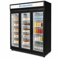 Réfrigérateur Commercial et Domestique, Refroidisseur de Boissons, Vitrine Réfrigérée Portable, Armoire à Lait