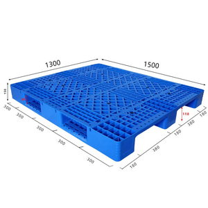 พาเลทพลาสติก HDPE ยูโร 4 ทางเข้า ขนาด 1200*800*150 มม. หน้าเดียว ยี่ห้อ <span class=keywords><strong>SHUNMEI</strong></span> รับน้ำหนักได้ 1.0 ตัน ราคาถูก พาเลทคลังสินค้าจากจีน - Product Image 1